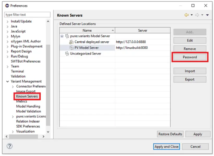 Change User Password 