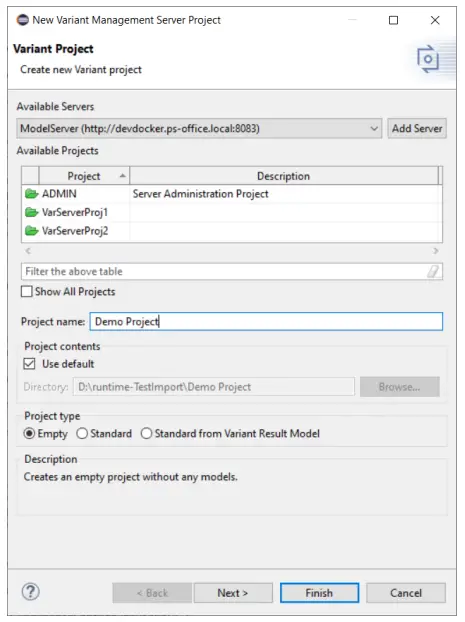 Variant Management Server