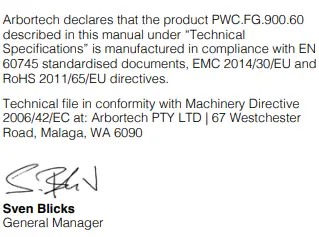 ARBORTECH PWC.SA.900.60 Power Carving Unit Angle Grinder-fig8