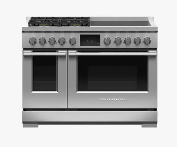 FISHER PAYKEL RHV3-484-L 48 Inch 4 Burners 4 Induction Zones Dual Fuel Range product