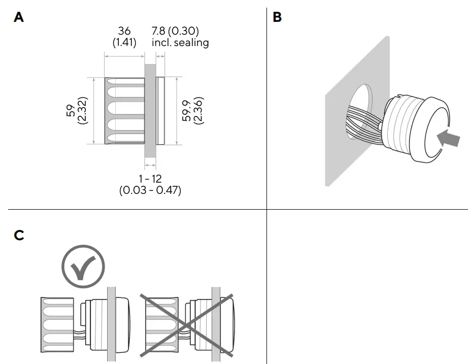 Veratron VMH Series VMH 14 Boat Indicator - fig4