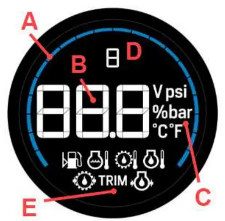 Veratron VMH Series VMH 14 Boat Indicator - fig8