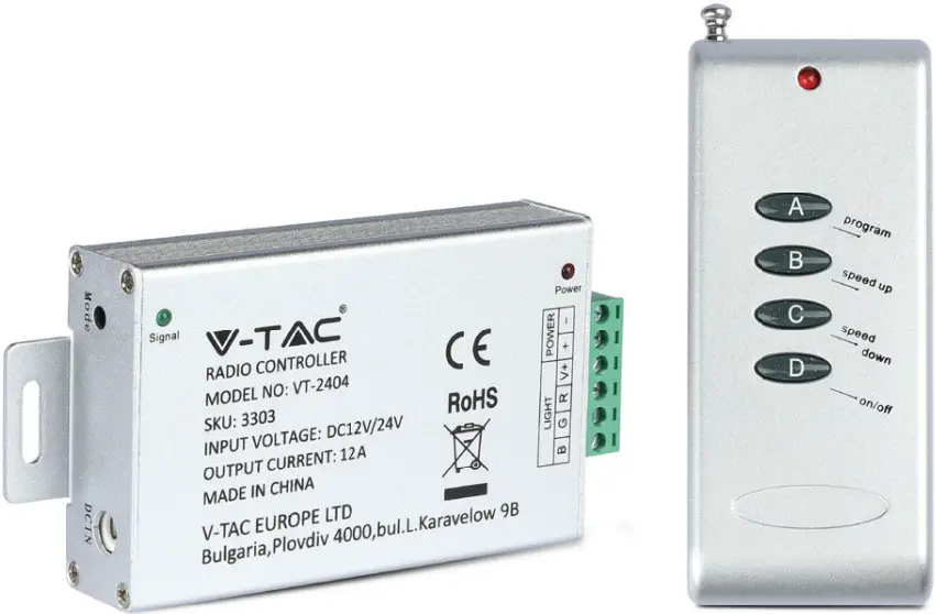 V TAC VT 2404 RF Controller
