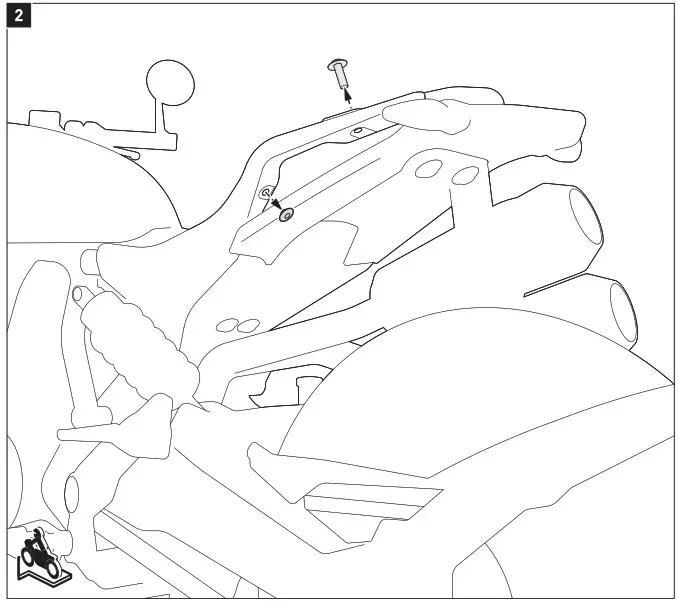SW MOTECH BC SYS 22 961 30000B SysBag 15 Nag System for Motorcycle - part list 3