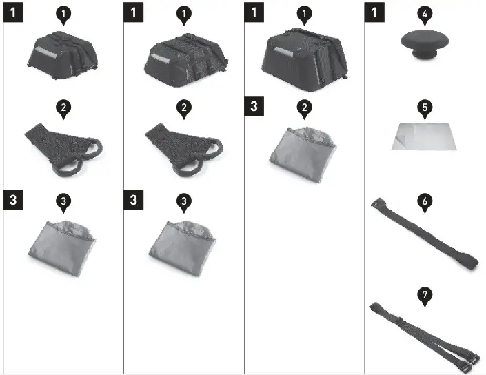 SW MOTECH BC SYS 22 961 30000B SysBag 15 Nag System for Motorcycle - part list 6