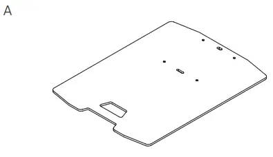 Innovative Design Works Winston-E Electric Triple Monitor Sit-Stand Workstation - PARTS LIST1