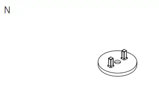 Innovative Design Works Winston-E Electric Triple Monitor Sit-Stand Workstation - PARTS LIST14