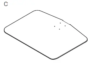 Innovative Design Works Winston-E Electric Triple Monitor Sit-Stand Workstation - PARTS LIST3