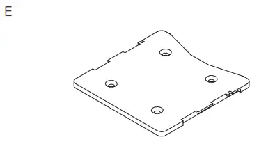 Innovative Design Works Winston-E Electric Triple Monitor Sit-Stand Workstation - PARTS LIST5