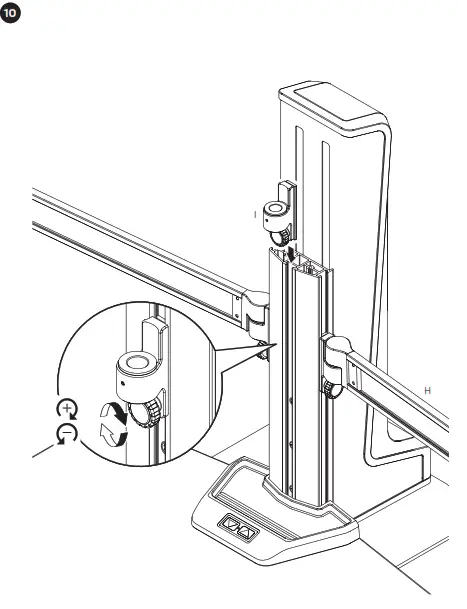 Innovative Design Works Winston-E Electric Triple Monitor Sit-Stand Workstation - fig10