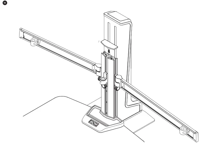 Innovative Design Works Winston-E Electric Triple Monitor Sit-Stand Workstation - fig11