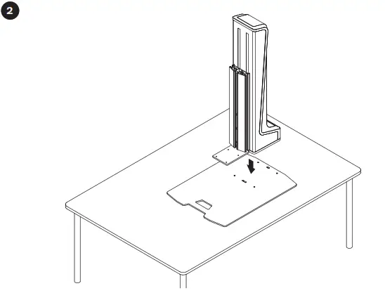 Innovative Design Works Winston-E Electric Triple Monitor Sit-Stand Workstation - fig2