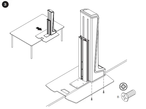 Innovative Design Works Winston-E Electric Triple Monitor Sit-Stand Workstation - fig3