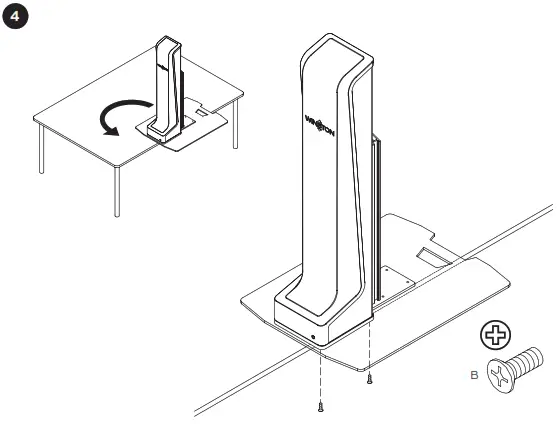 Innovative Design Works Winston-E Electric Triple Monitor Sit-Stand Workstation - fig4