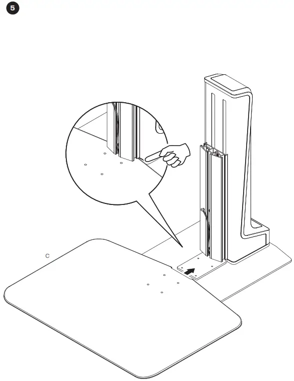 Innovative Design Works Winston-E Electric Triple Monitor Sit-Stand Workstation - fig5