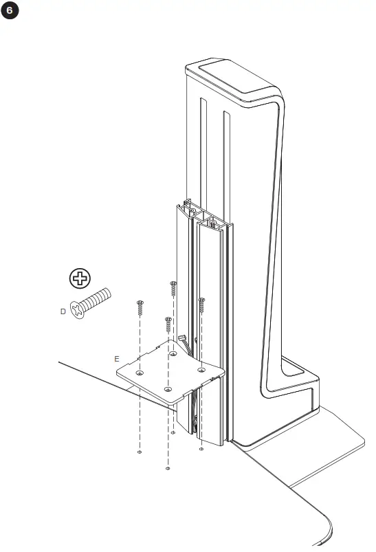Innovative Design Works Winston-E Electric Triple Monitor Sit-Stand Workstation - fig6