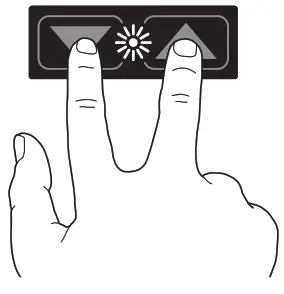 Innovative Design Works Winston-E Electric Triple Monitor Sit-Stand Workstation - press up & down