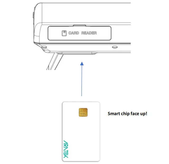ARATEK Marshall 8 Compact and Power Biometric Tablet - Slot