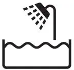 FIG 3 Use in the bath and shower