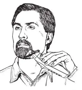 FIG 8 TRIMMING AND EDGING YOUR BEARD
