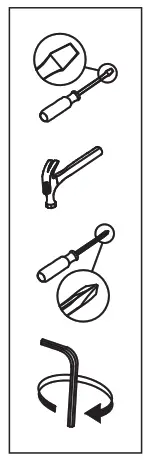 HONEY JOY TOPB000642 Morden Accent X Base Nightstand Sofa End Table Bedroom Furniture