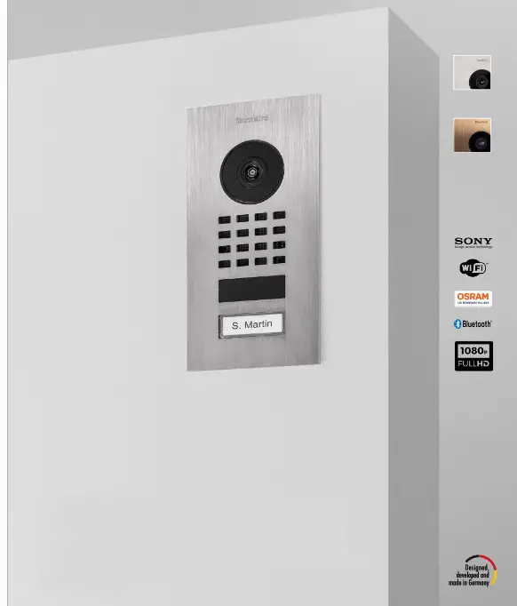 DoorBird D1101V Flush-Mount