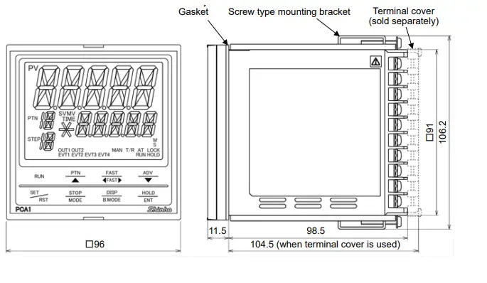 Shinko PCA1 Programmable Controller fig 2