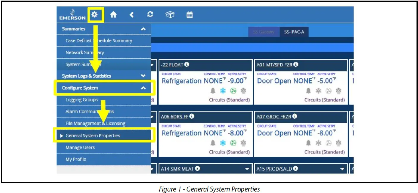 EMERSON Configuring the Supervisor and E2 to Communicate with Connect Mixed Sites - Figure 1