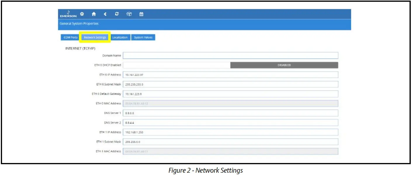 EMERSON Configuring the Supervisor and E2 to Communicate with Connect Mixed Sites - Figure 2