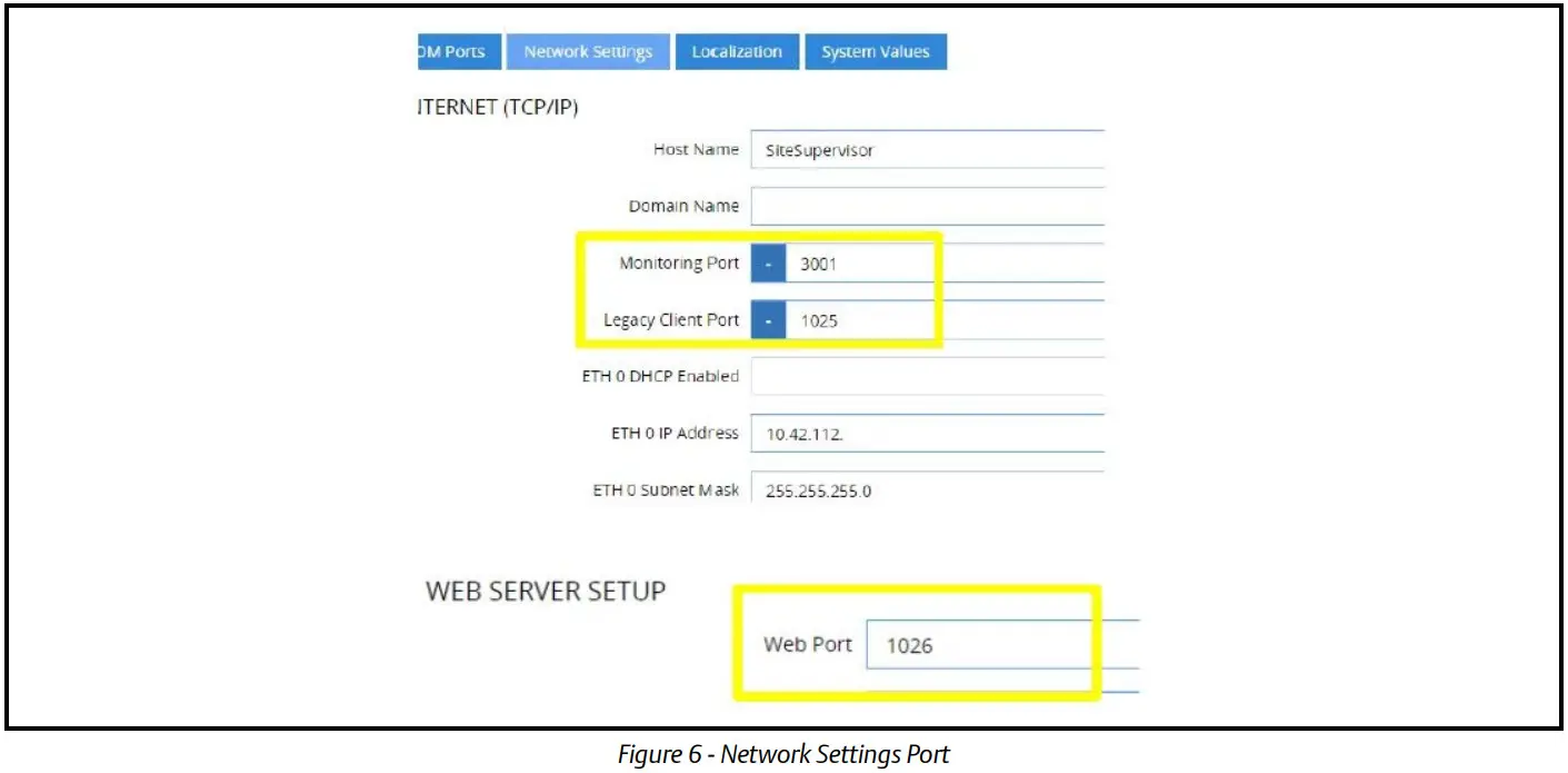 EMERSON Configuring the Supervisor and E2 to Communicate with Connect Mixed Sites - Figure 6