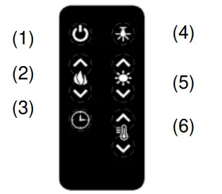 Southern ENTERPRISES FA9620 Greenville 45.75 in. Touch Panel Electric Fireplace 15