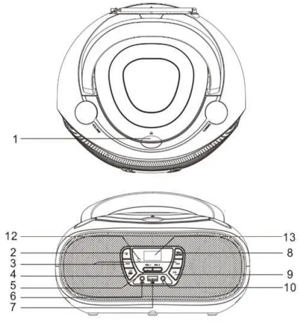 DENVER-Boombox-TCL-212BT-Radio-CD-Player-fig-3