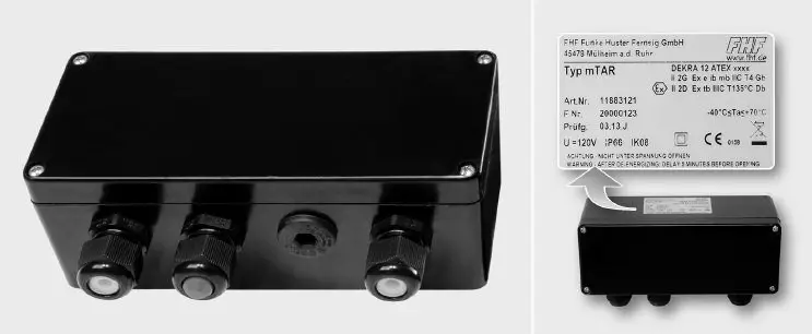 FHF mTAR Explosion Proof Telephone Connecting Relay - Cover