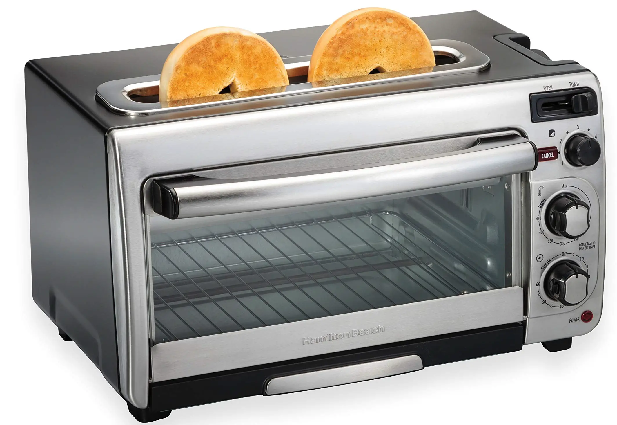 cecotec BAKE And TOAST 570 Hamilton Beach 2-in-1 Countertop Oven and Long Slot Toaster