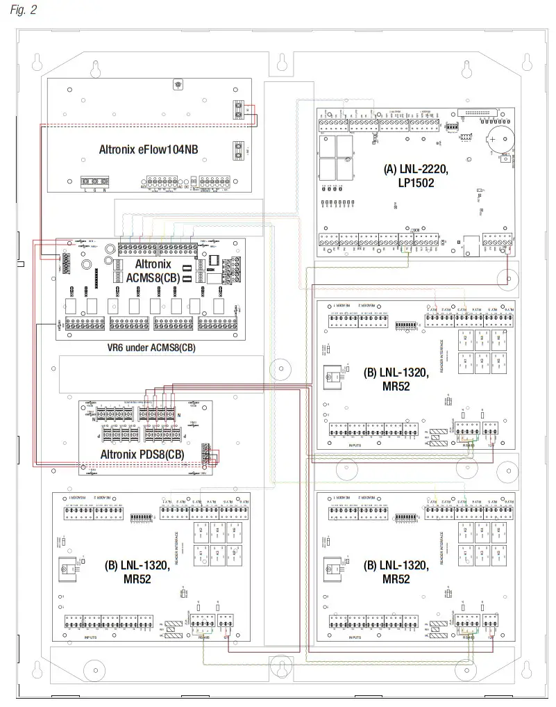 Altronix 8 Door Kits with Fused Outputs Wired Kits - Installation 2