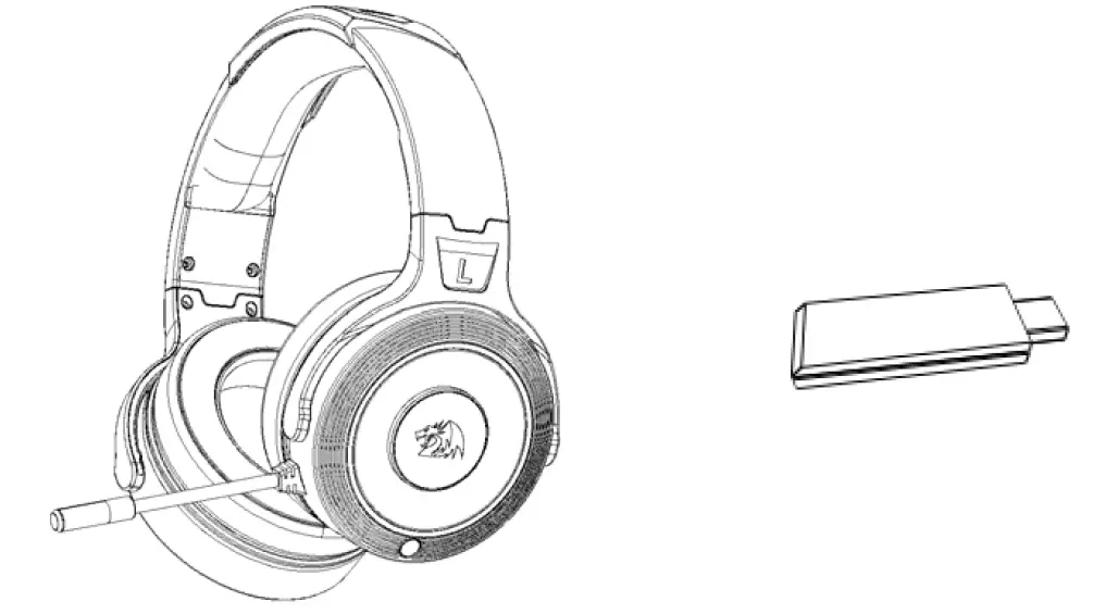 REDRAGON H818 2.4G Wireless Gaming Headset