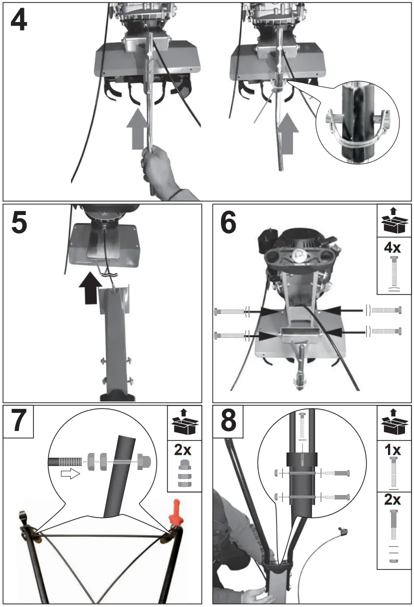 Gude GF 383 Reliable Gasoline Cultivator - 2