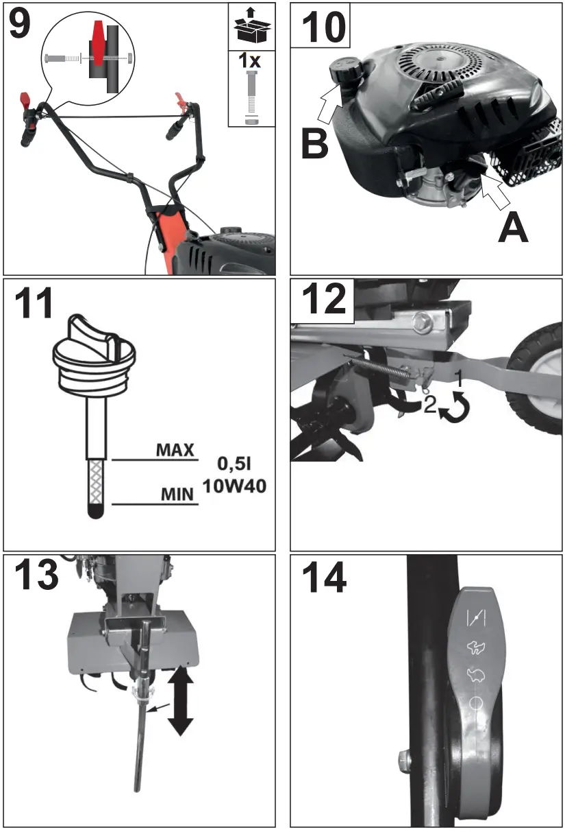 Gude GF 383 Reliable Gasoline Cultivator - 3