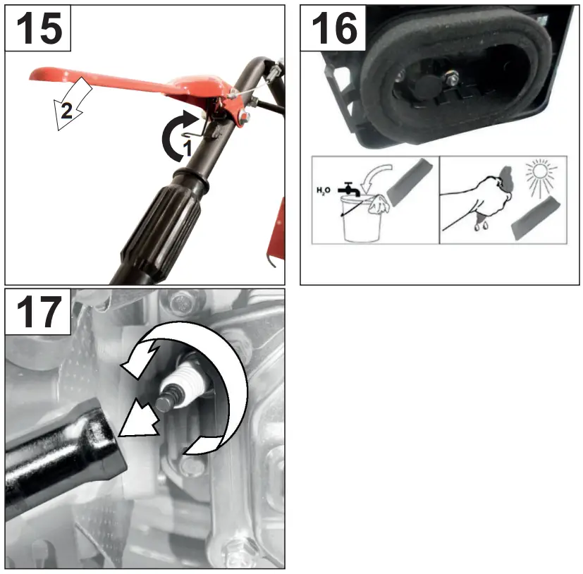 Gude GF 383 Reliable Gasoline Cultivator - 4