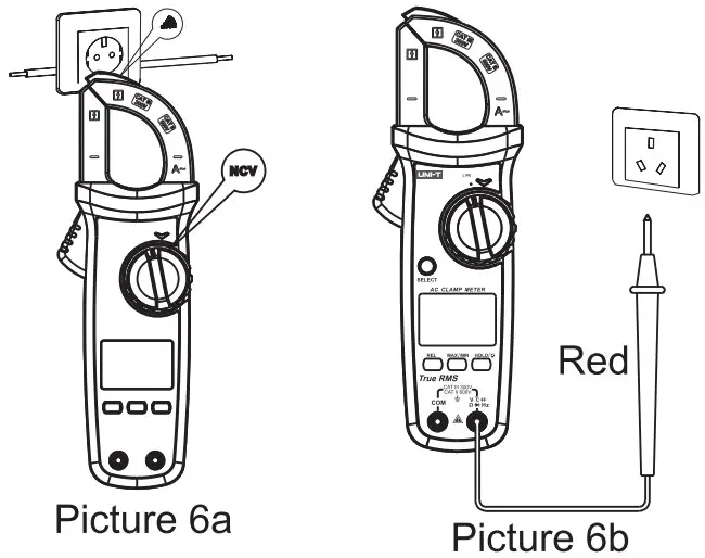 UNI T UT202A Digital Clamp Meter - Figure 6