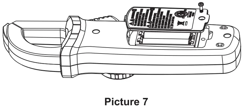 UNI T UT202A Digital Clamp Meter - Figure 7