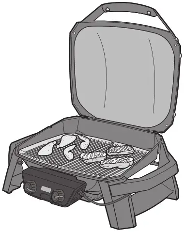 weber PULSE 2000 with Cart - Dual Zone Grilling