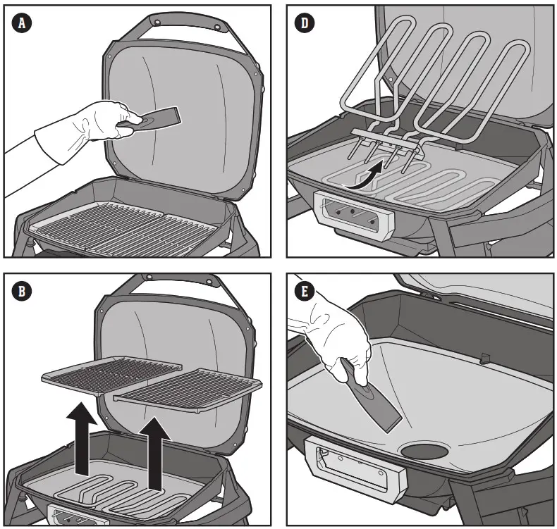 weber PULSE 2000 with Cart - Maintenance