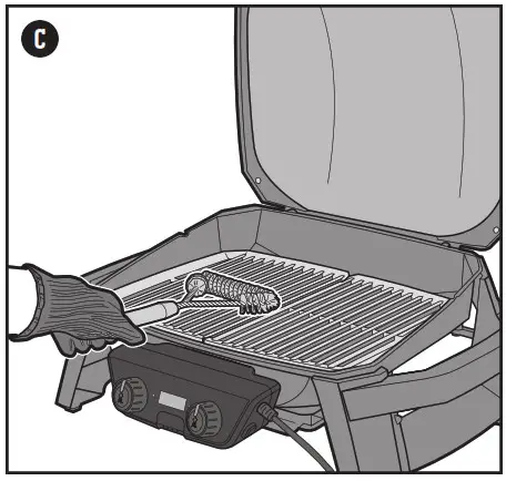 weber PULSE 2000 with Cart - Meal Maintenance C