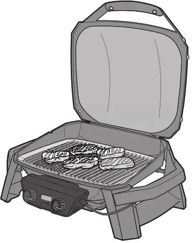 weber PULSE 2000 with Cart - Searing Setup