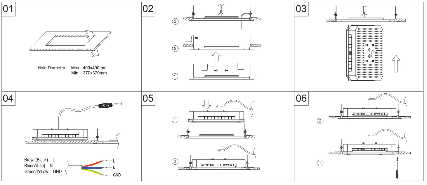 greenlux Ecko 05 Series Gas Station LED Canopy Light - fig 6