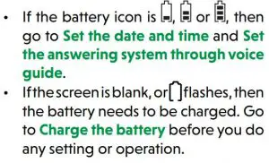 FIG 12 Check the battery level