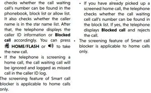 FIG 38 Call waiting on the home line