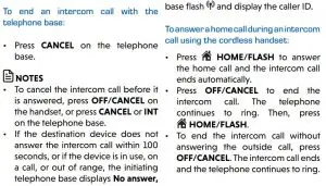 FIG 47 Using the telephone base