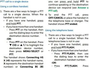 FIG 54 PTT call to a single device